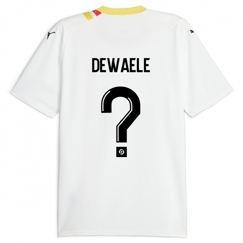 Kandiny Uomo Maglia Florian Dewaele #0 Nero Kit Gara Away 2023/24 Maglietta