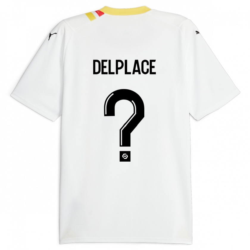 Kandiny Heren Adam Delplace #0 Zwart Uitshirt Uittenue 2023/24 T-Shirt België