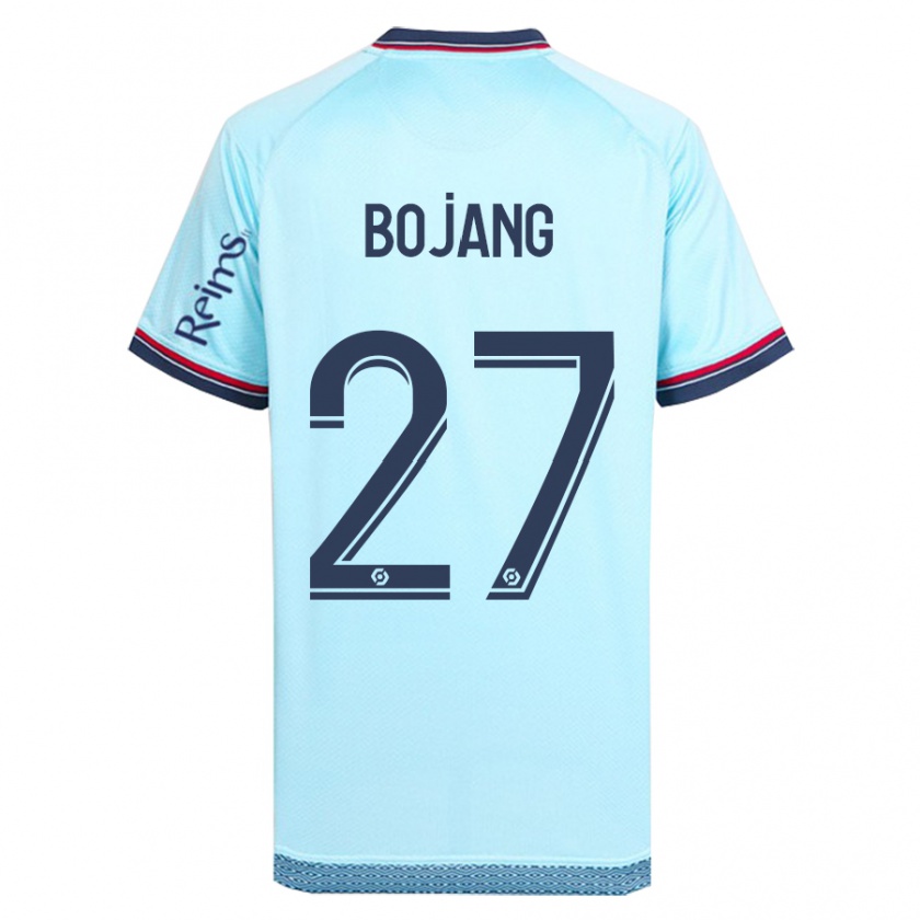 Kandiny Uomo Maglia Adama Bojang #27 Cielo Blu Kit Gara Away 2023/24 Maglietta