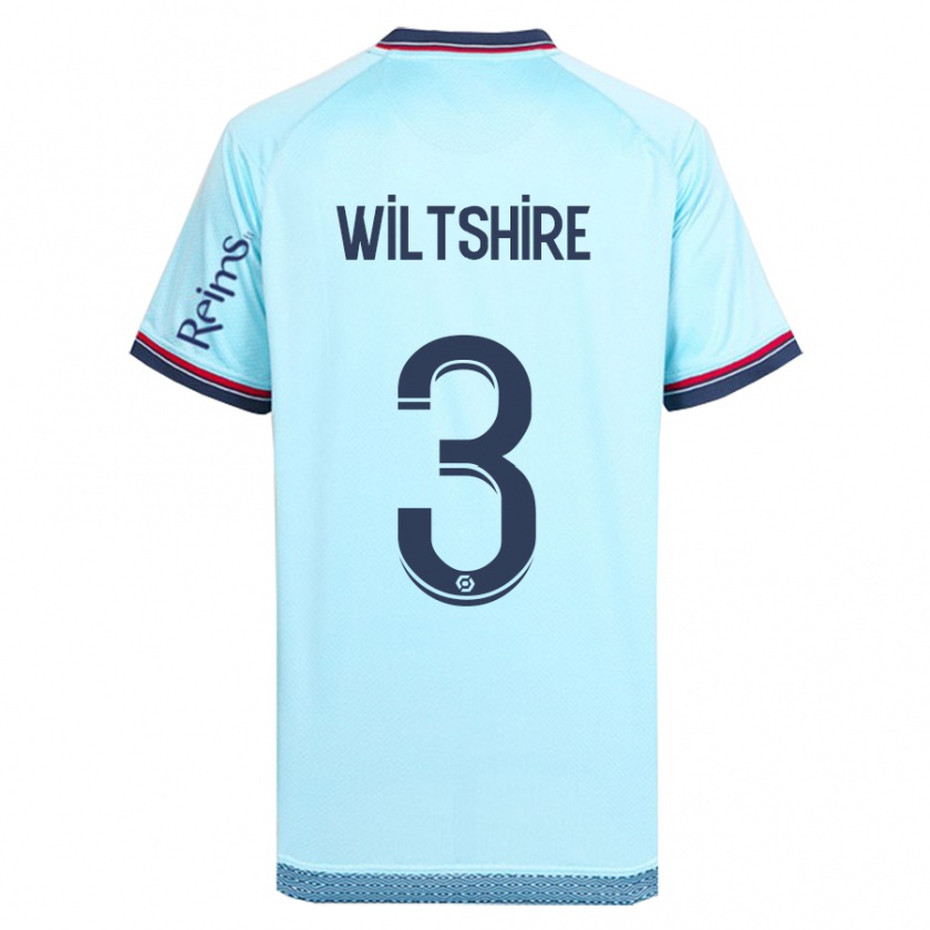 Kandiny Hombre Camiseta Tiernny Wiltshire #3 Cielo Azul 2ª Equipación 2023/24 La Camisa