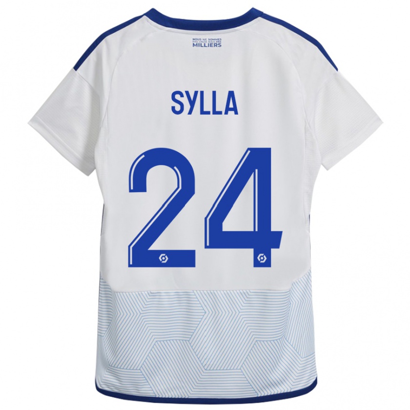 Kandiny Herren Abakar Sylla #24 Weiß Auswärtstrikot Trikot 2023/24 T-Shirt Österreich