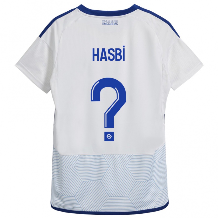 Kandiny Herren Walid Hasbi #0 Weiß Auswärtstrikot Trikot 2023/24 T-Shirt Österreich