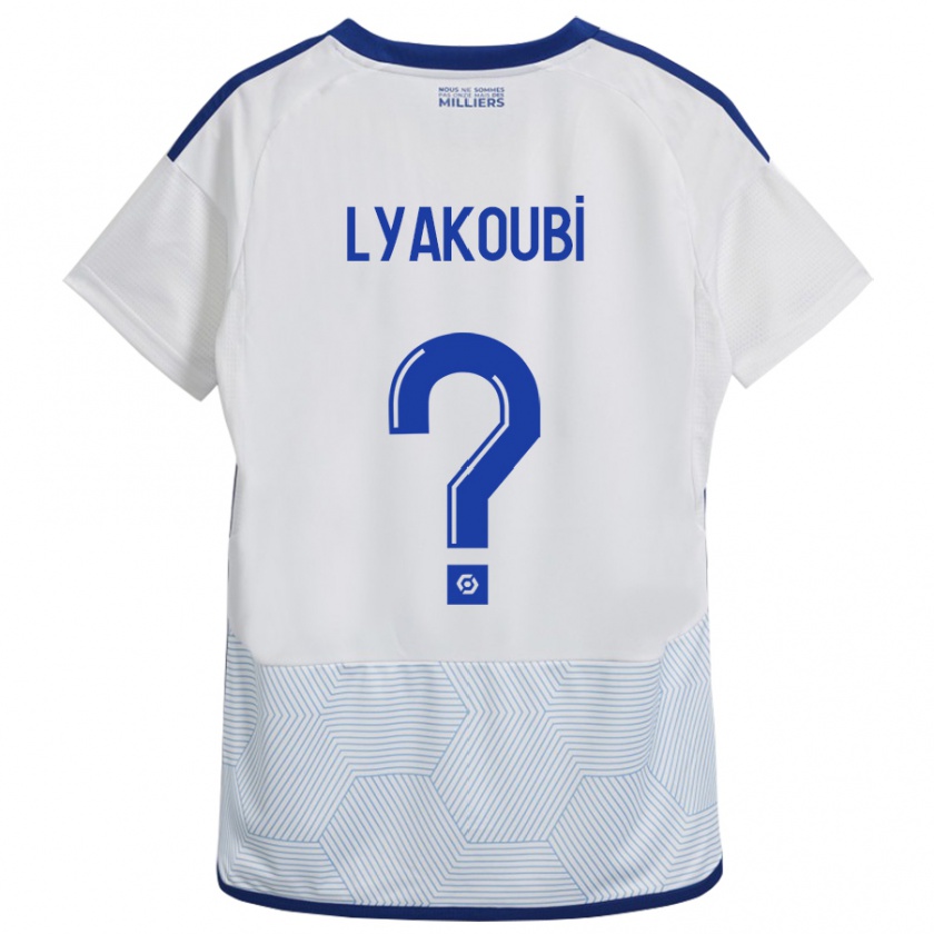 Kandiny Heren Oussama Lyakoubi #0 Wit Uitshirt Uittenue 2023/24 T-Shirt België