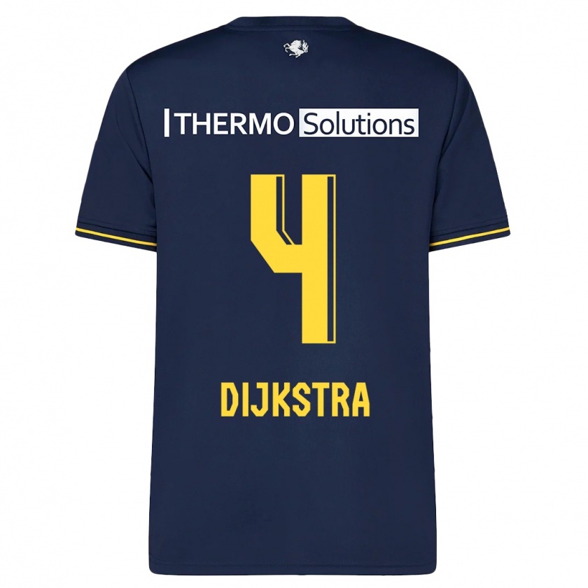 Kandiny Hombre Camiseta Caitlin Dijkstra #4 Armada 2ª Equipación 2023/24 La Camisa