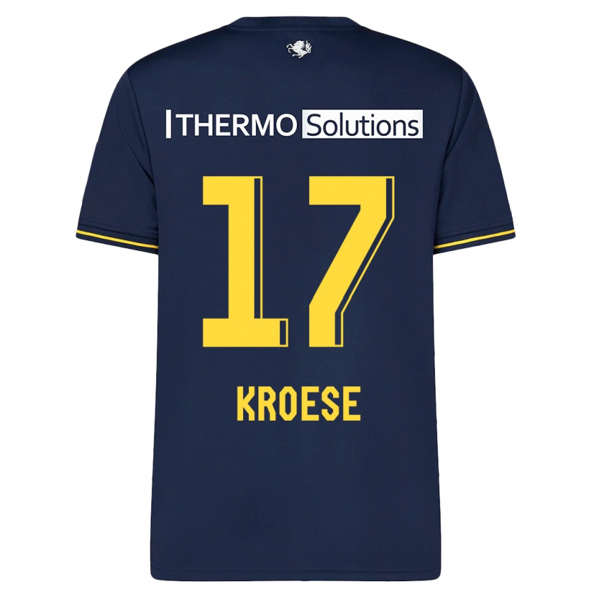 Kandiny Hombre Camiseta Fieke Kroese #17 Armada 2ª Equipación 2023/24 La Camisa