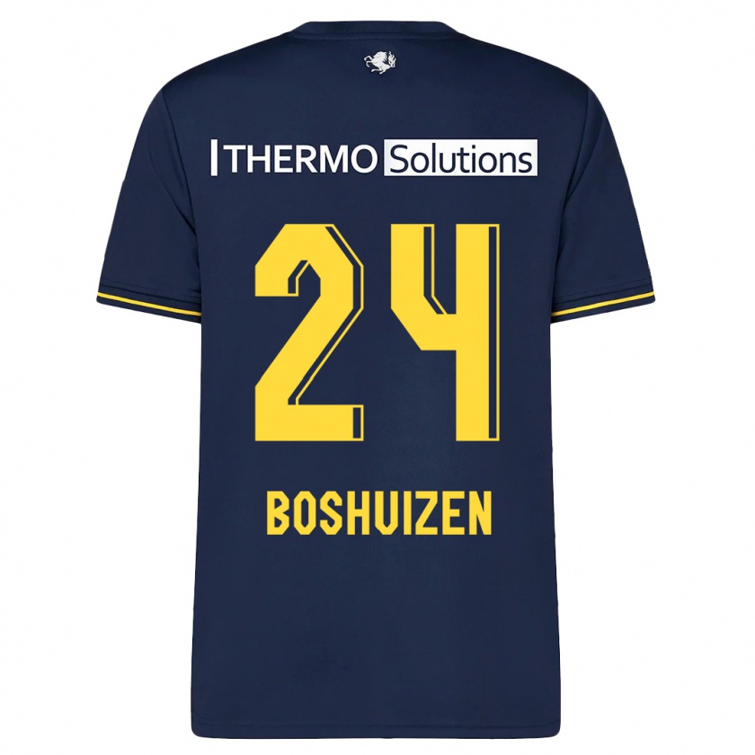 Kandiny Hombre Camiseta Annouk Boshuizen #24 Armada 2ª Equipación 2023/24 La Camisa