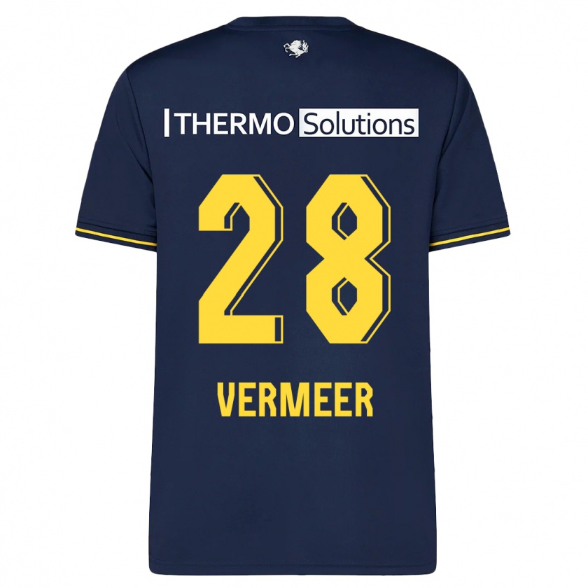 Kandiny Hombre Camiseta Sofie Rianne Vermeer #28 Armada 2ª Equipación 2023/24 La Camisa