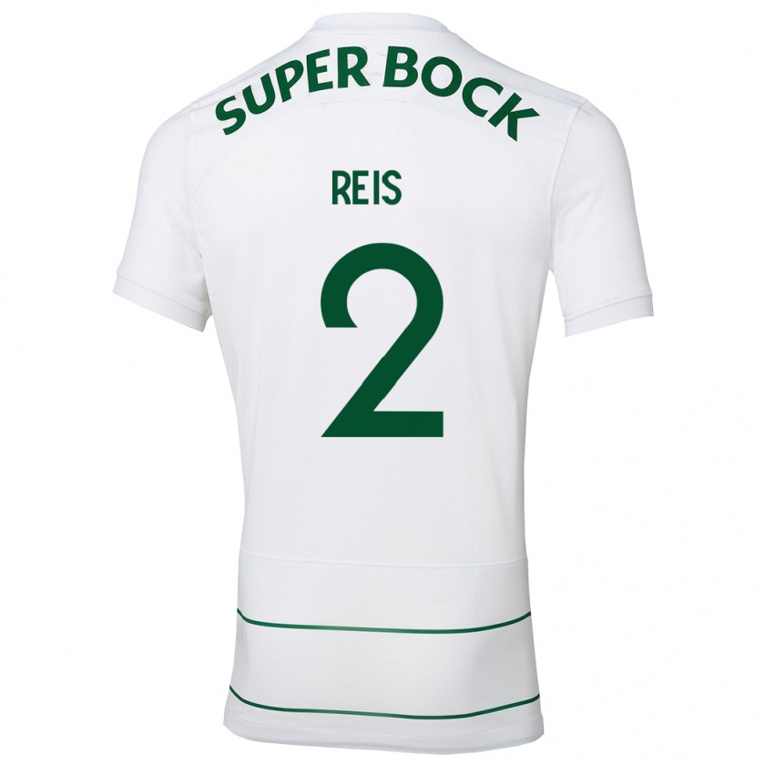 Kandiny Uomo Maglia Matheus Reis #2 Bianco Kit Gara Away 2023/24 Maglietta