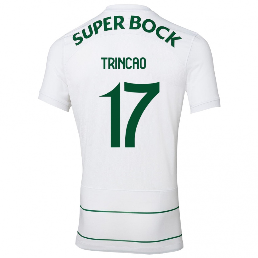 Kandiny Hombre Camiseta Trincão #17 Blanco 2ª Equipación 2023/24 La Camisa