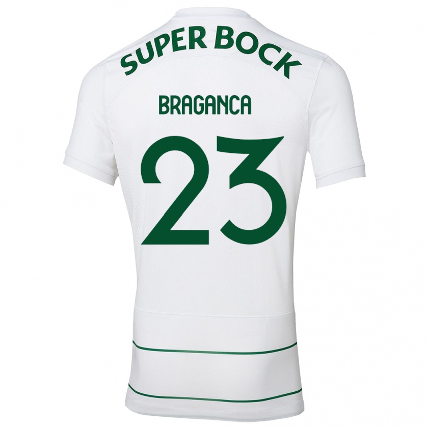 Kandiny Hombre Camiseta Daniel Bragança #23 Blanco 2ª Equipación 2023/24 La Camisa