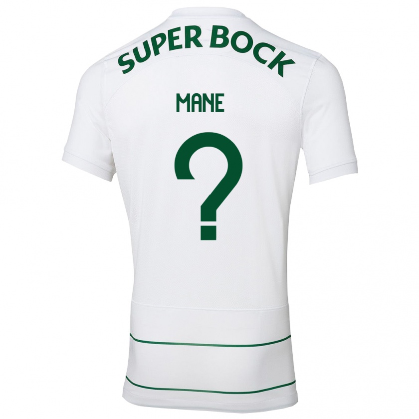 Kandiny Hombre Camiseta Isnaba Mané #0 Blanco 2ª Equipación 2023/24 La Camisa