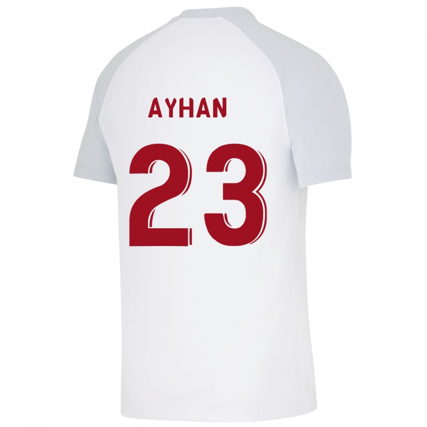 Kandiny Uomo Maglia Kaan Ayhan #23 Bianco Kit Gara Away 2023/24 Maglietta