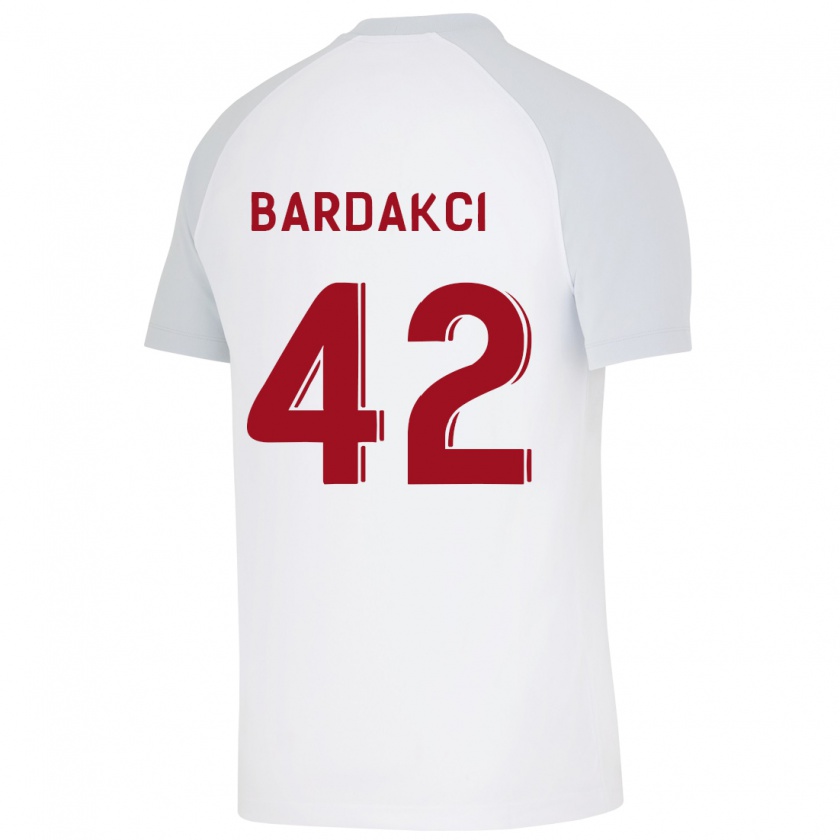 Kandiny Uomo Maglia Abdülkerim Bardakcı #42 Bianco Kit Gara Away 2023/24 Maglietta