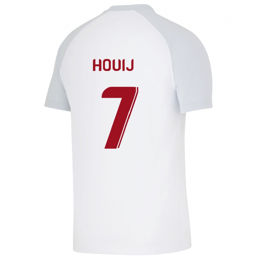 Kandiny Uomo Maglia Mariem Houij #7 Bianco Kit Gara Away 2023/24 Maglietta