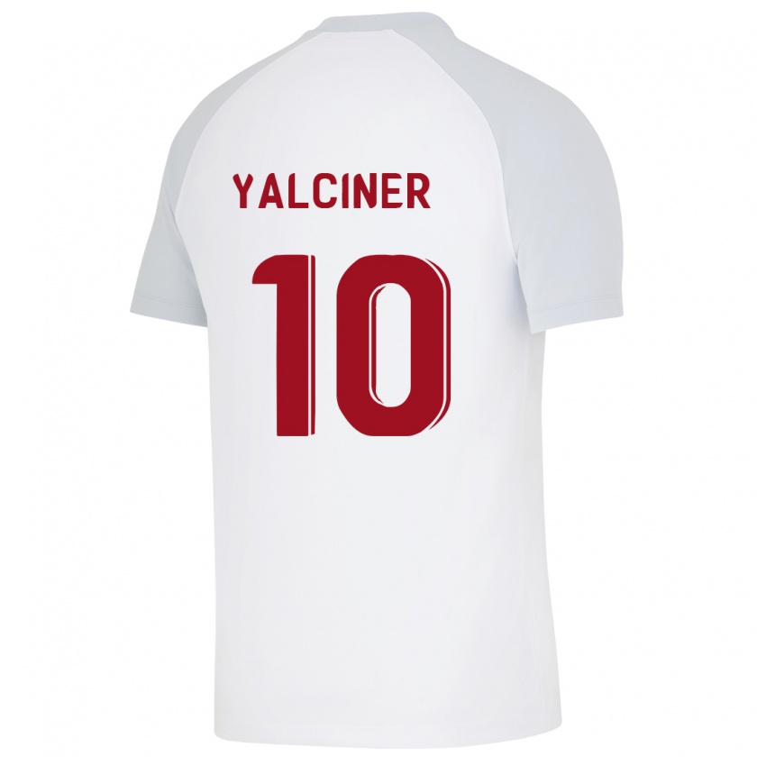 Kandiny Hombre Camiseta İsmigül Yalçıner #10 Blanco 2ª Equipación 2023/24 La Camisa