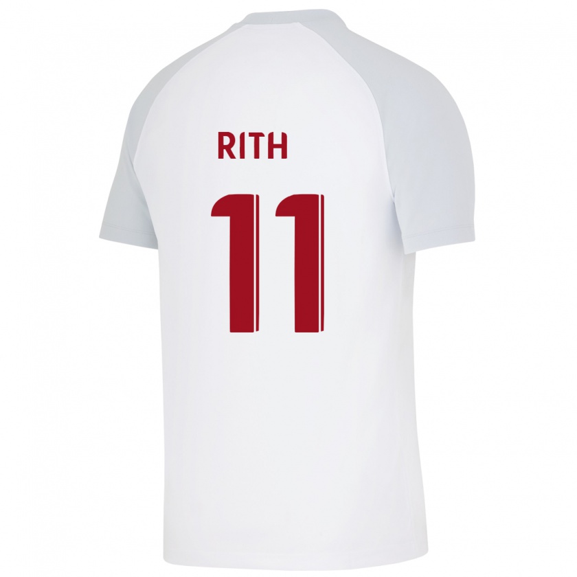 Kandiny Uomo Maglia Monique Rith #11 Bianco Kit Gara Away 2023/24 Maglietta