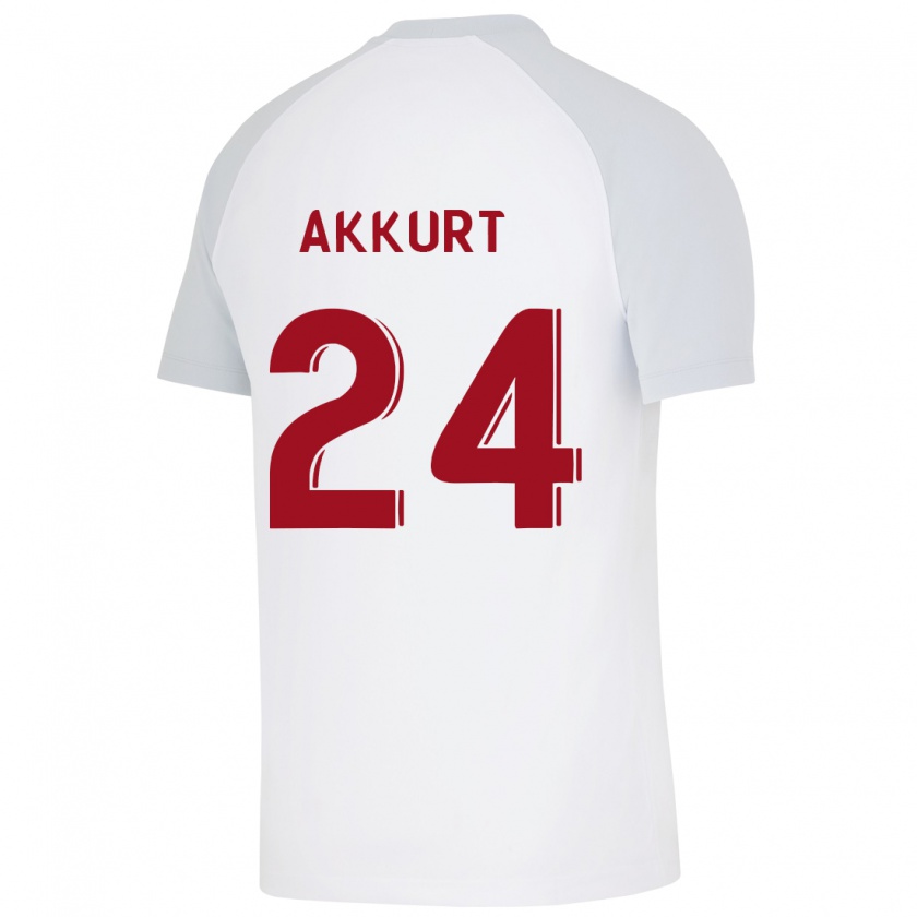 Kandiny Uomo Maglia Arzu Akkurt #24 Bianco Kit Gara Away 2023/24 Maglietta