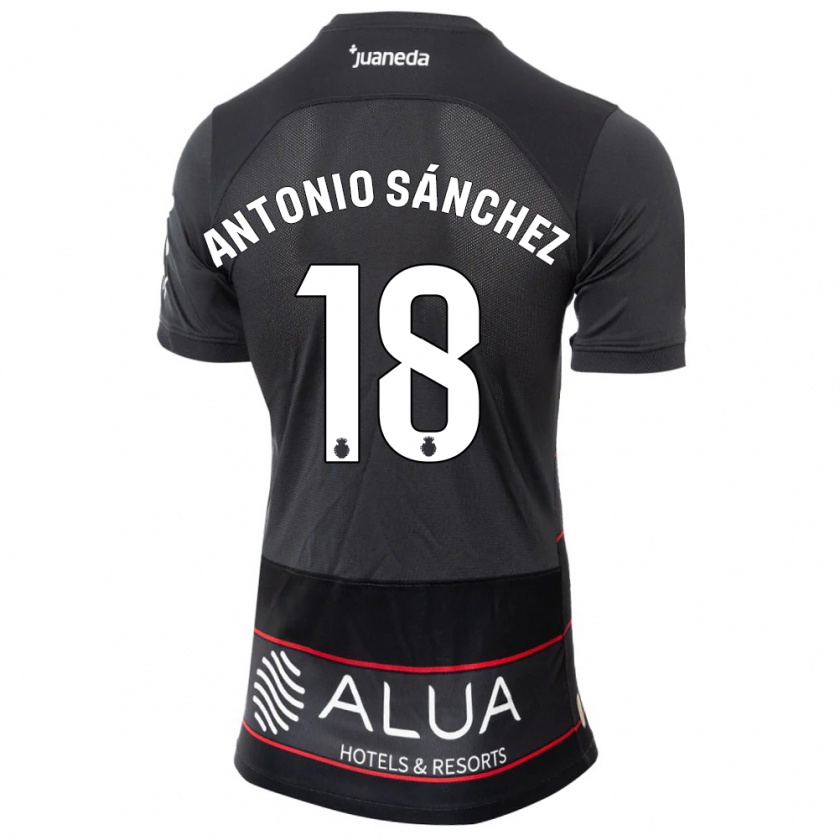 Kandiny Herren Antonio Sánchez #18 Schwarz Auswärtstrikot Trikot 2023/24 T-Shirt Österreich