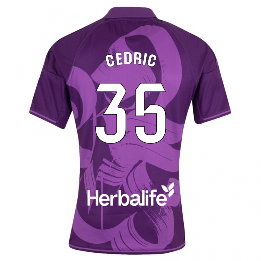 Kandiny Herren Iván Cédric #35 Violett Auswärtstrikot Trikot 2023/24 T-Shirt Österreich