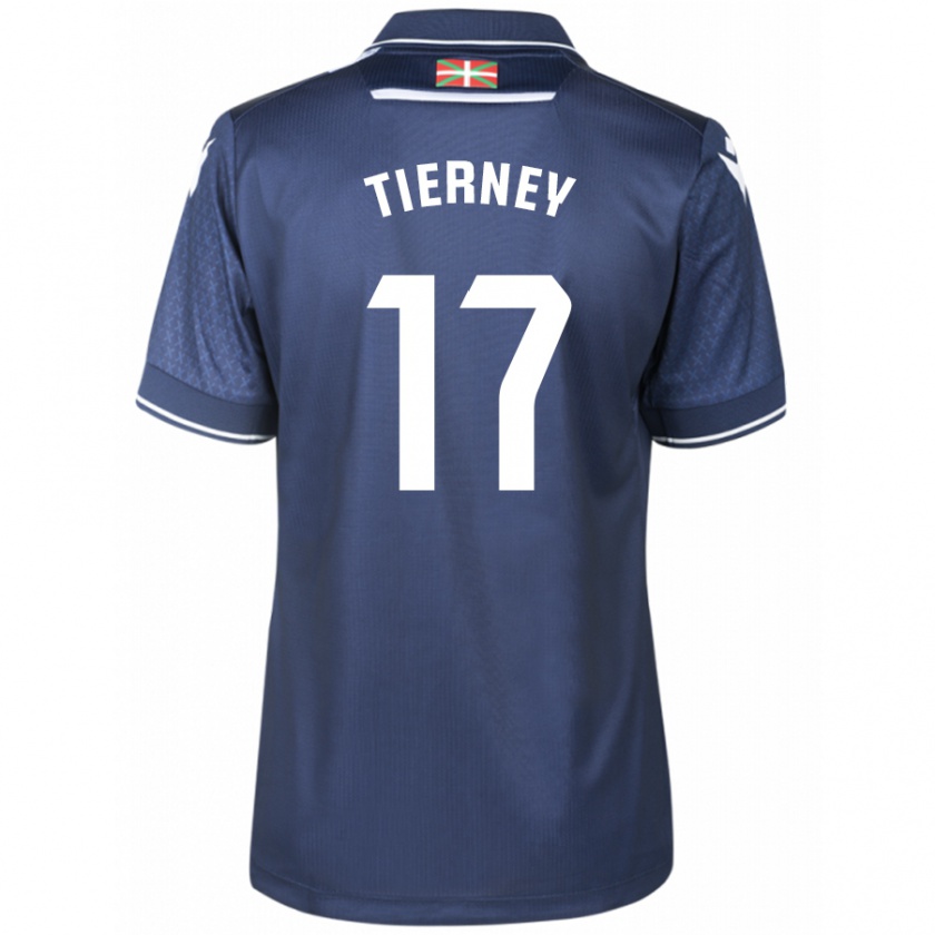 Kandiny Herren Kieran Tierney #17 Marine Auswärtstrikot Trikot 2023/24 T-Shirt Österreich