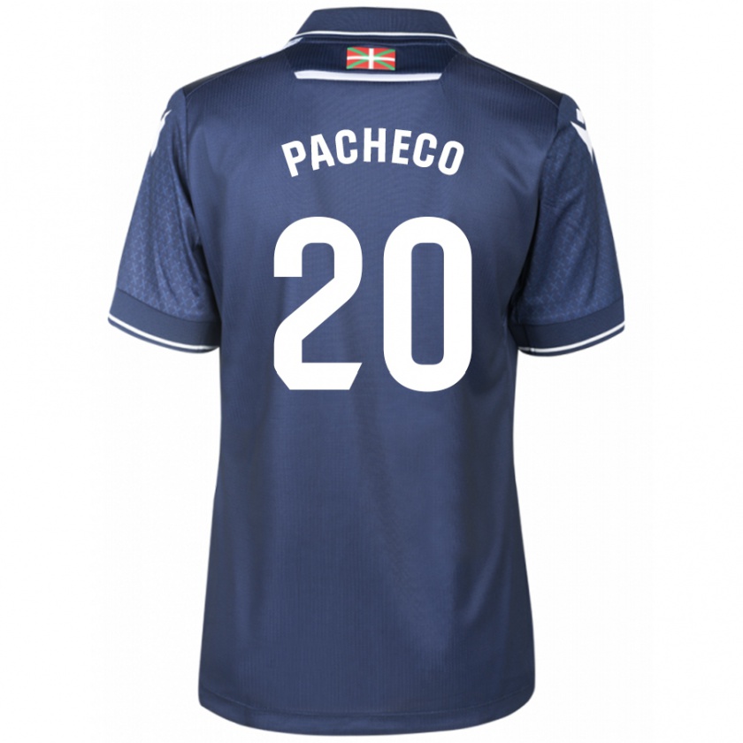 Kandiny Uomo Maglia Jon Pacheco #20 Marina Militare Kit Gara Away 2023/24 Maglietta