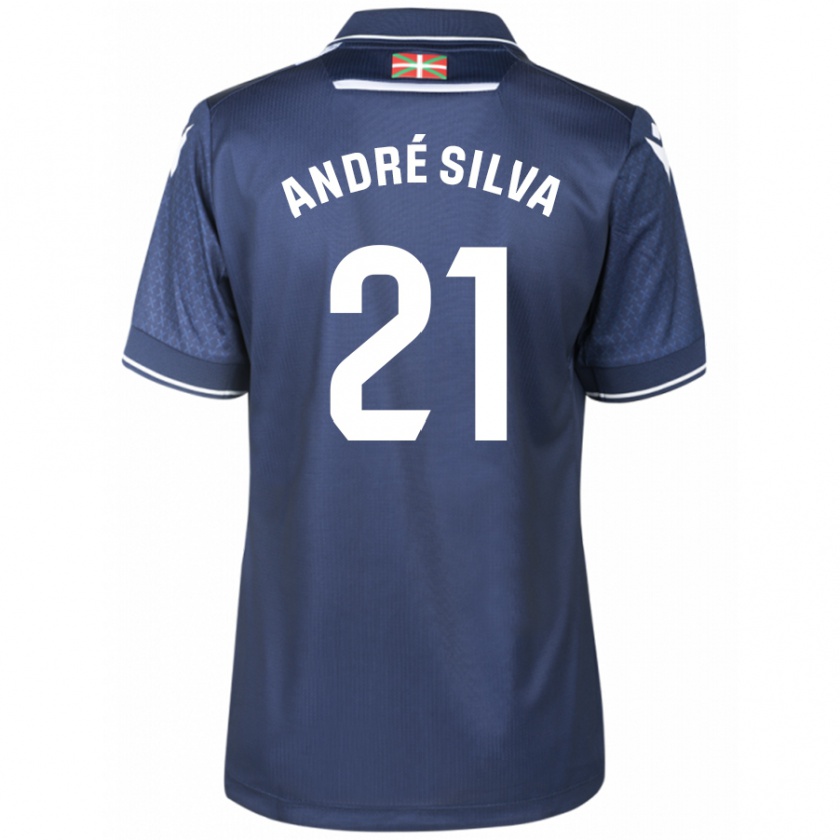 Kandiny Herren André Silva #21 Marine Auswärtstrikot Trikot 2023/24 T-Shirt Österreich