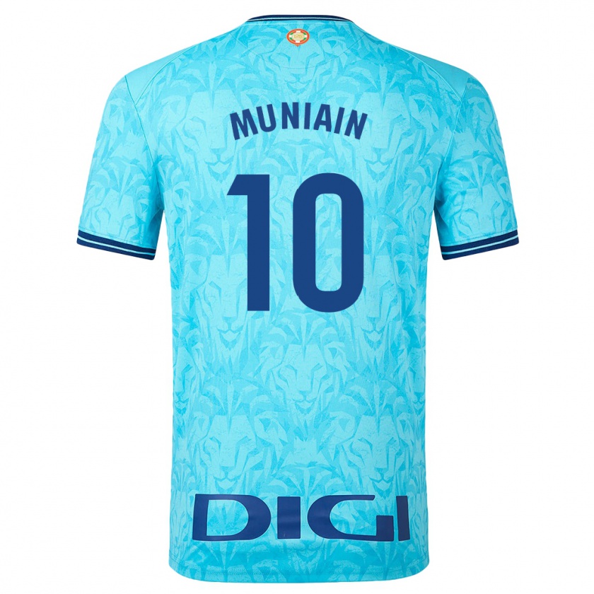 Kandiny Hombre Camiseta Iker Muniain #10 Cielo Azul 2ª Equipación 2023/24 La Camisa México