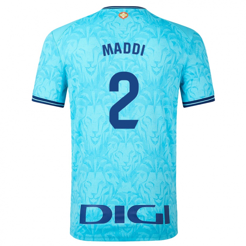 Kandiny Uomo Maglia Maddi Torre Larrañaga #2 Cielo Blu Kit Gara Away 2023/24 Maglietta