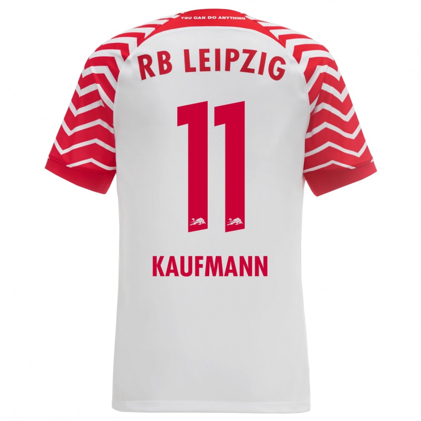 Kandiny Mujer Camiseta Tino Kaufmann #11 Blanco 1ª Equipación 2023/24 La Camisa