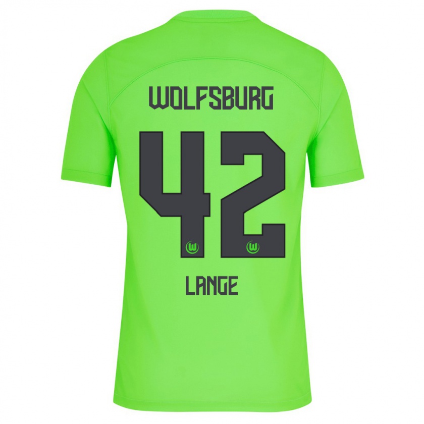 Kandiny Donna Maglia Felix Lange #42 Verde Kit Gara Home 2023/24 Maglietta