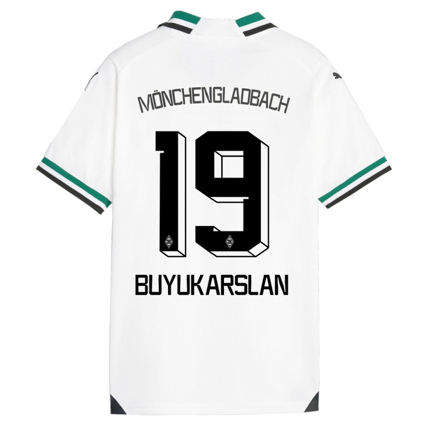 Kandiny Damen Oguzcan Büyükarslan #19 Weiß Grün Heimtrikot Trikot 2023/24 T-Shirt Österreich