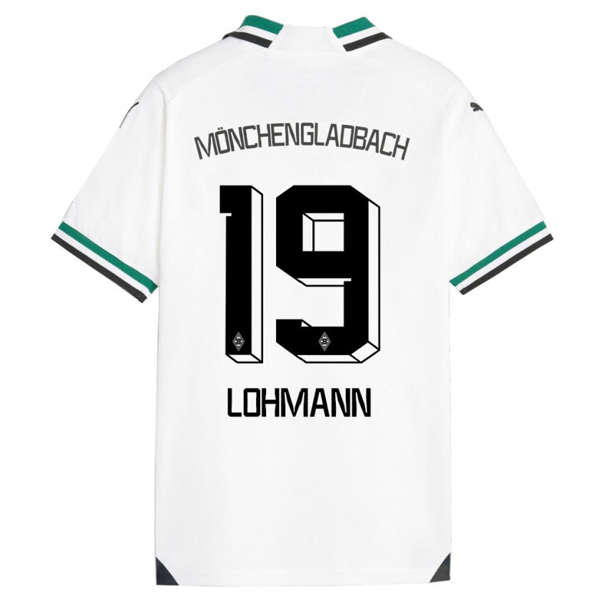 Kandiny Donna Maglia Mona Lohmann #19 Bianco Verde Kit Gara Home 2023/24 Maglietta