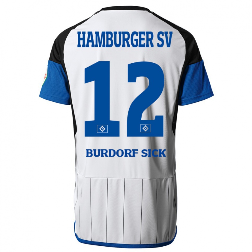 Kandiny Donna Maglia Emma Burdorf-Sick #12 Bianco Kit Gara Home 2023/24 Maglietta