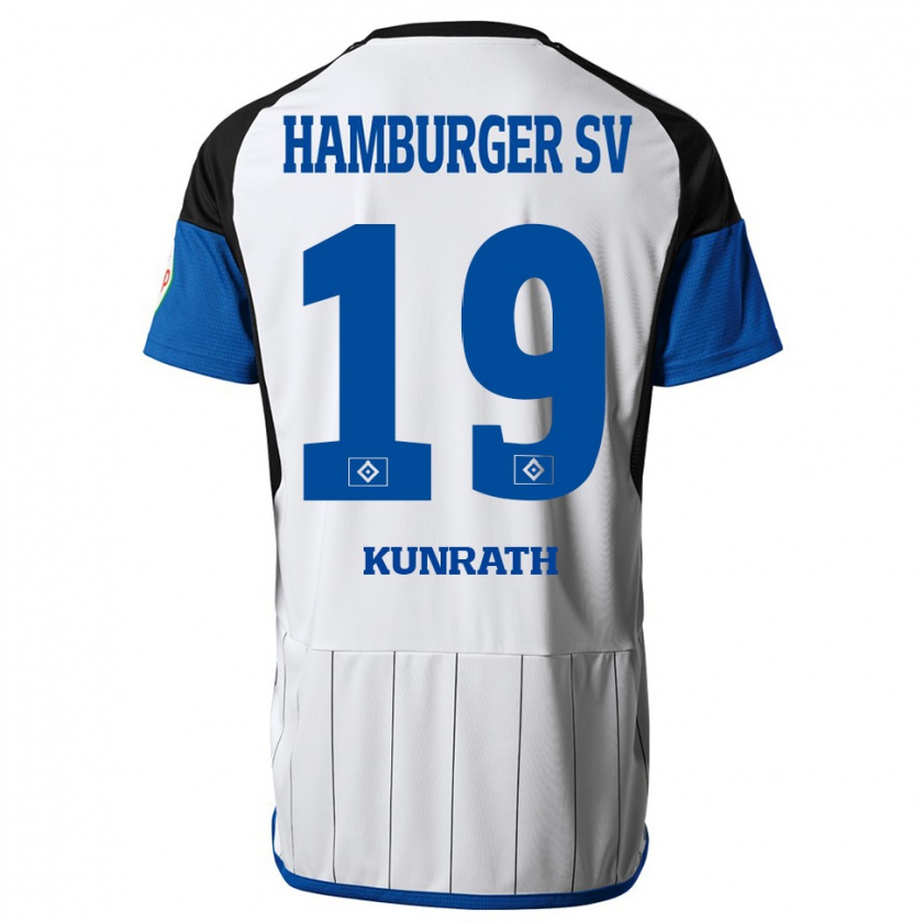 Kandiny Donna Maglia Lina Kunrath #19 Bianco Kit Gara Home 2023/24 Maglietta