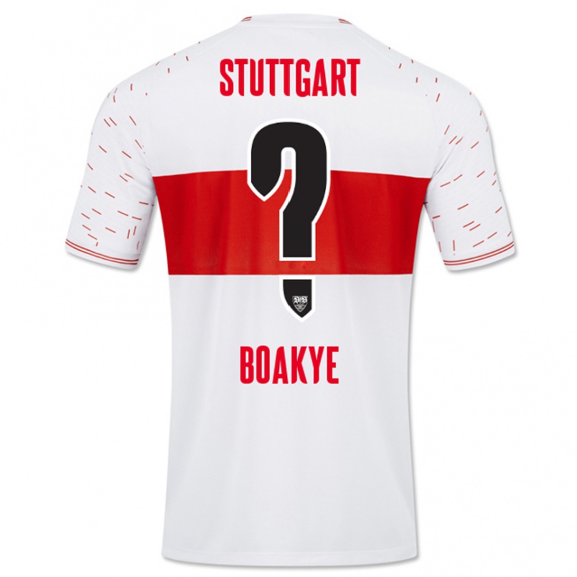 Kandiny Dames Benjamin Boakye #0 Wit Thuisshirt Thuistenue 2023/24 T-Shirt België