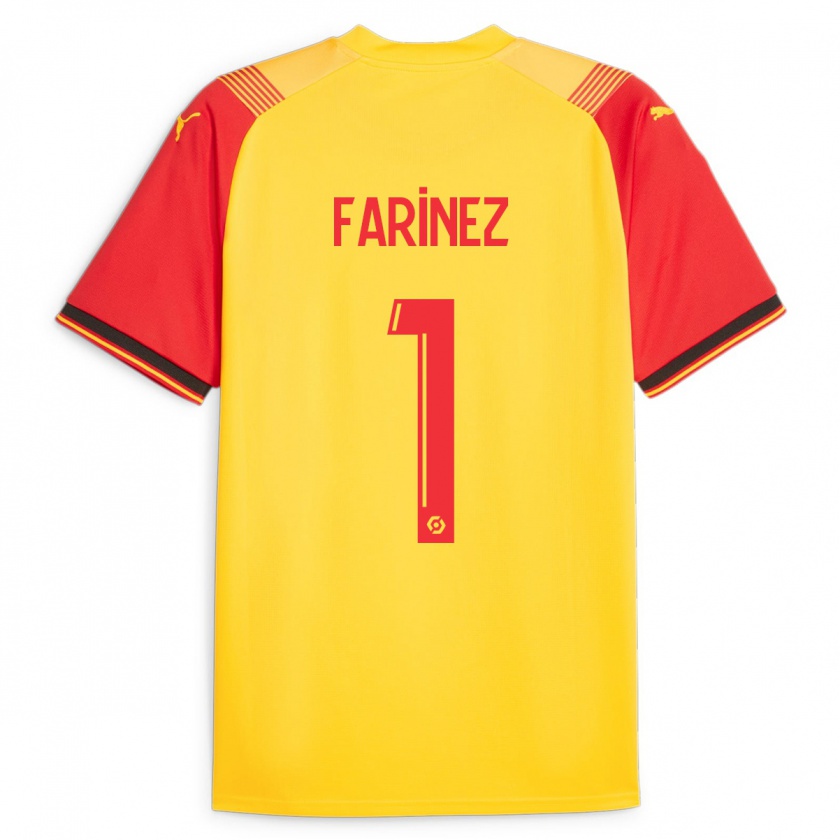 Kandiny Donna Maglia Wuilker Fariñez #1 Giallo Kit Gara Home 2023/24 Maglietta