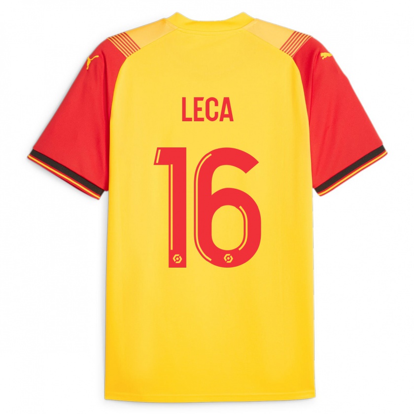 Kandiny Donna Maglia Jean-Louis Leca #16 Giallo Kit Gara Home 2023/24 Maglietta