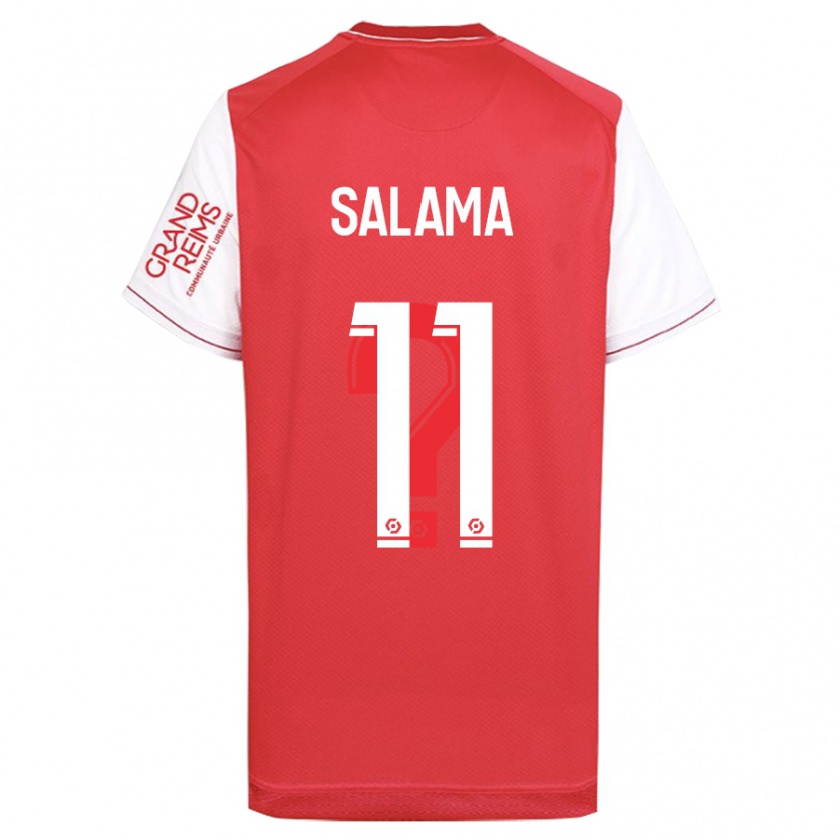 Kandiny Mujer Camiseta Amine Salama #11 Rojo 1ª Equipación 2023/24 La Camisa