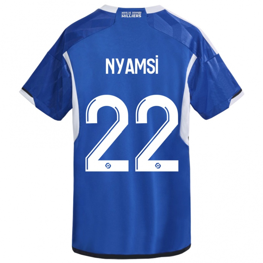 Kandiny Donna Maglia Gerzino Nyamsi #22 Blu Kit Gara Home 2023/24 Maglietta