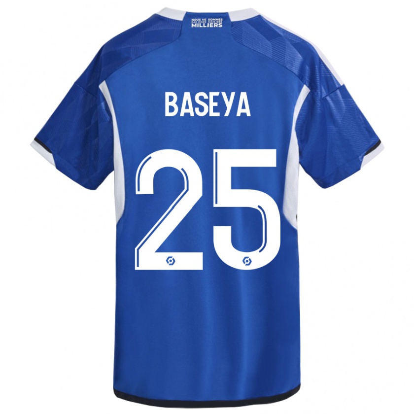 Kandiny Donna Maglia Steven Baseya #25 Blu Kit Gara Home 2023/24 Maglietta