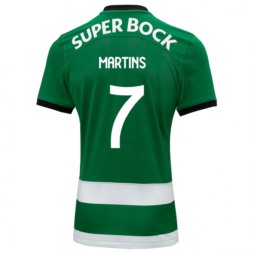 Kandiny Donna Maglia Joana David Carromeu Martins #7 Verde Kit Gara Home 2023/24 Maglietta