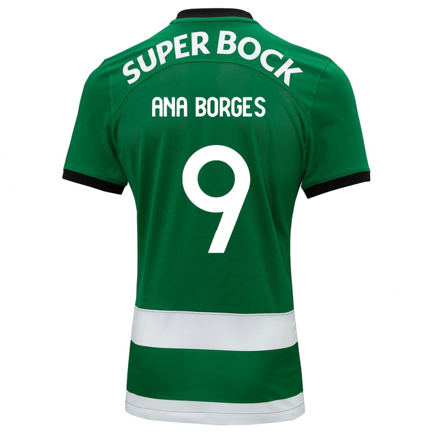 Kandiny Mujer Camiseta Ana Catarina Marques Borges #9 Verde 1ª Equipación 2023/24 La Camisa