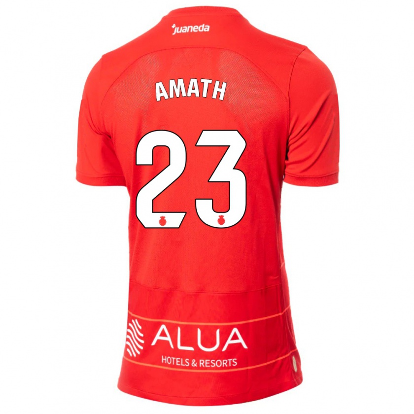 Kandiny Damen Amath Ndiaye #23 Rot Heimtrikot Trikot 2023/24 T-Shirt Österreich