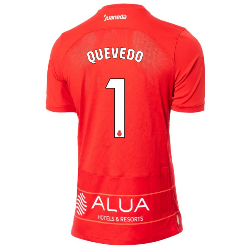 Kandiny Dames Alex Quevedo #1 Rood Thuisshirt Thuistenue 2023/24 T-Shirt België