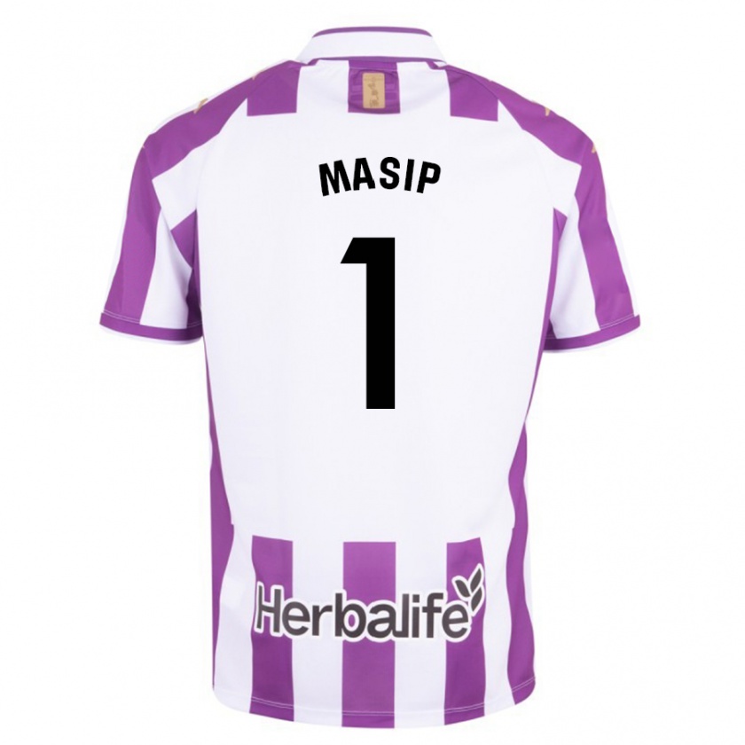 Kandiny Donna Maglia Jordi Masip #1 Porpora Kit Gara Home 2023/24 Maglietta