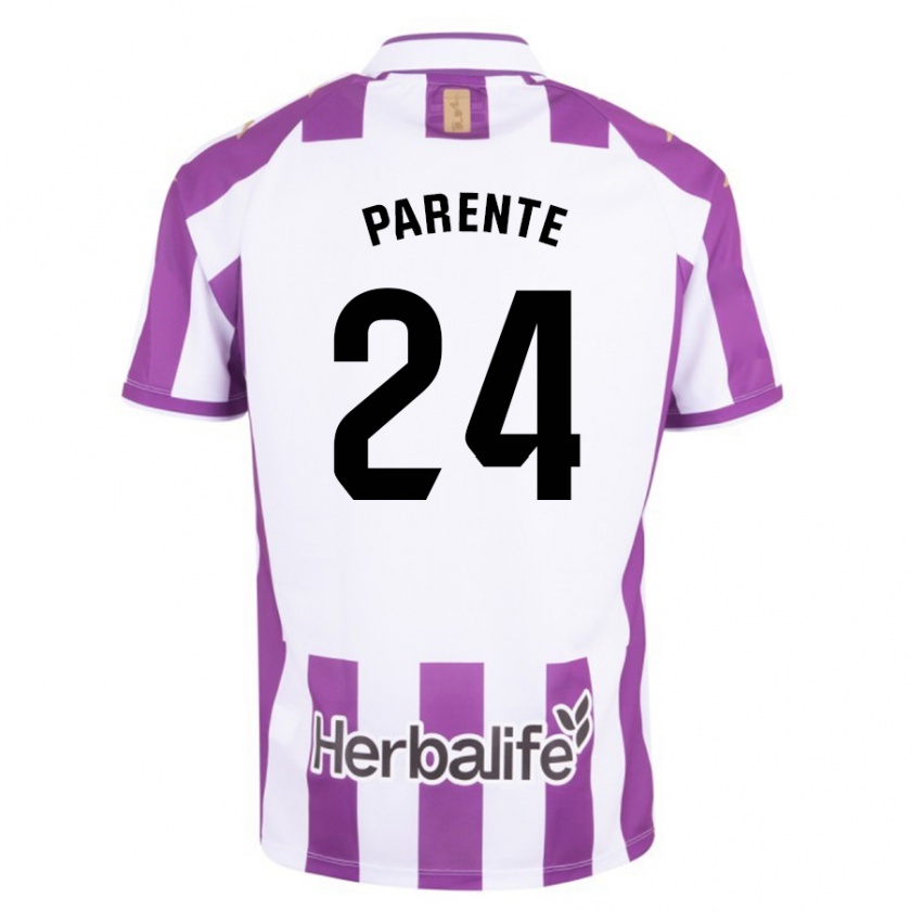 Kandiny Dames Iago Parente #24 Paars Thuisshirt Thuistenue 2023/24 T-Shirt België