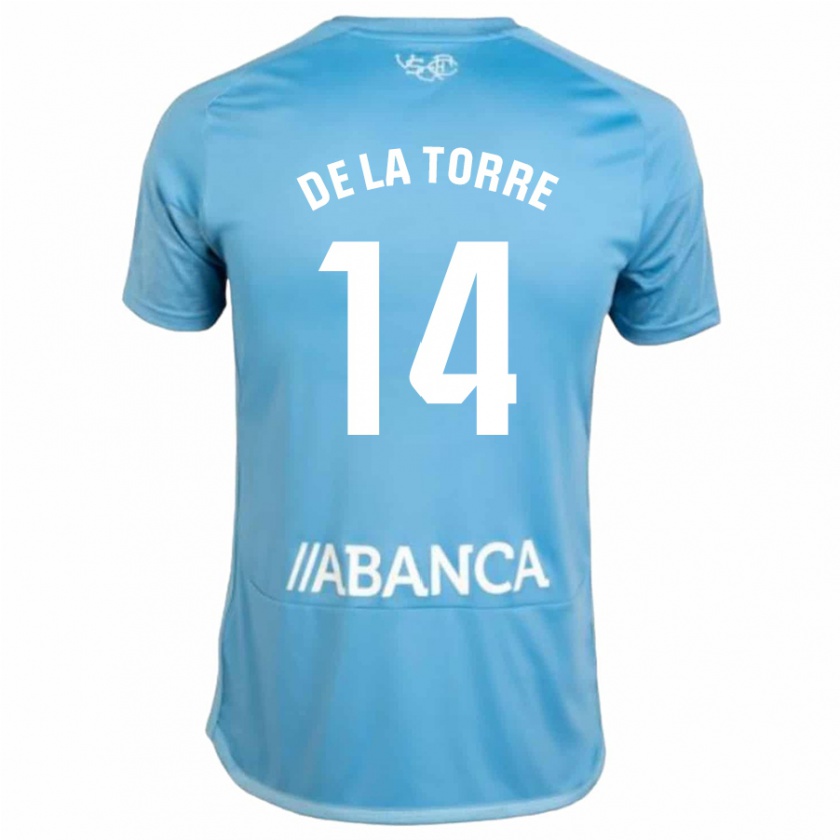 Kandiny Dames Luca De La Torre #14 Blauw Thuisshirt Thuistenue 2023/24 T-Shirt België