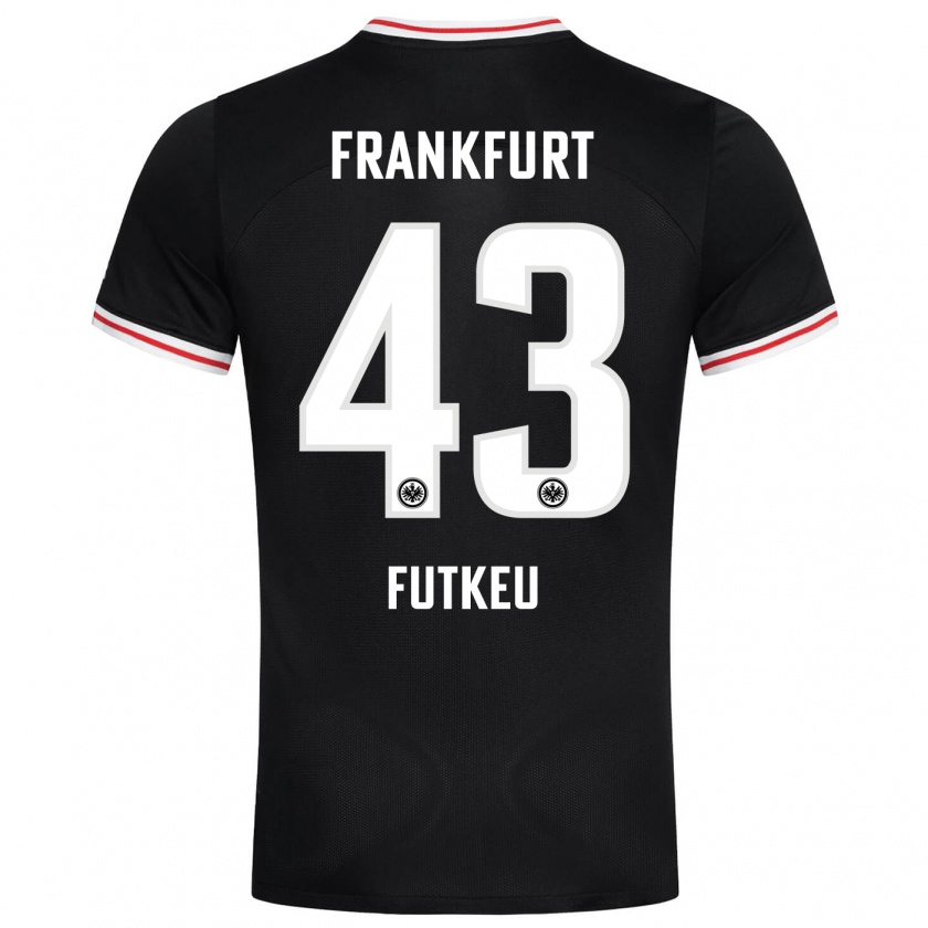 Kandiny Donna Maglia Noel Futkeu #43 Nero Kit Gara Away 2023/24 Maglietta