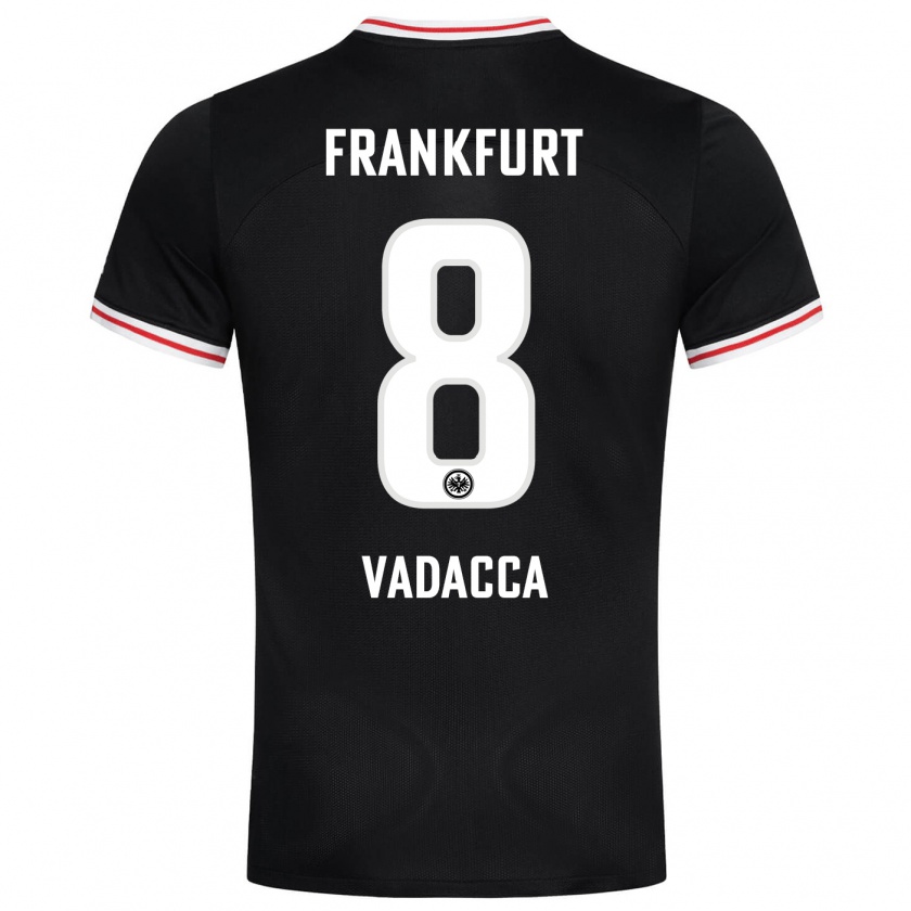 Kandiny Damen Gianni Vadacca #8 Schwarz Auswärtstrikot Trikot 2023/24 T-Shirt Österreich