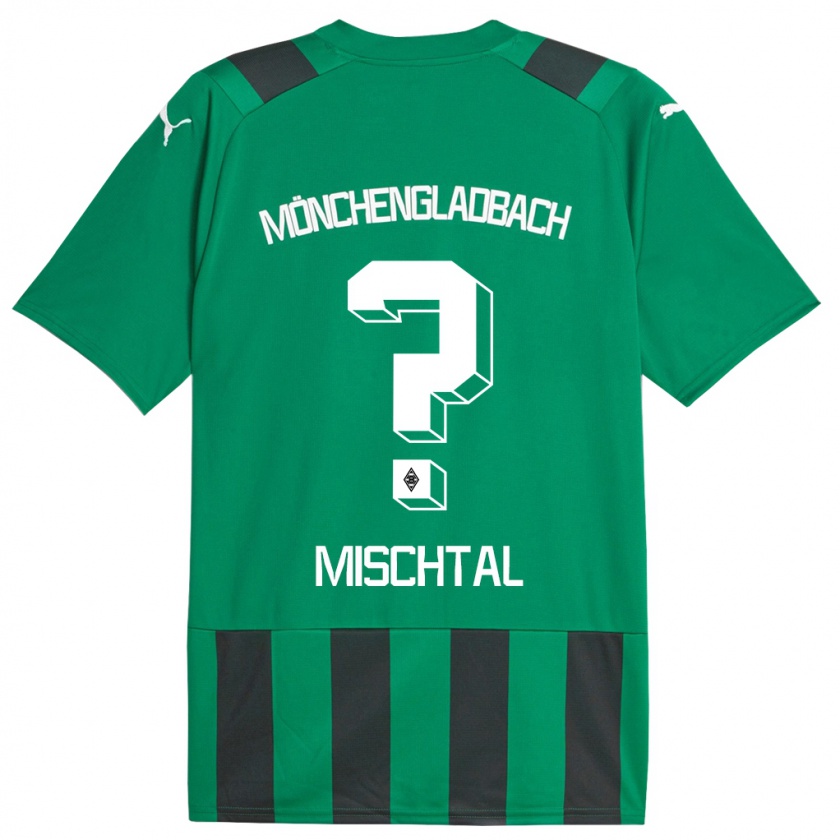 Kandiny Donna Maglia Kilian Mischtal #0 Nero Verde Kit Gara Away 2023/24 Maglietta